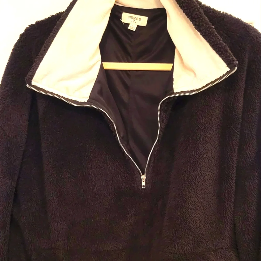 Umgee Warm 1/4 Zip Pull Over Jacket Large